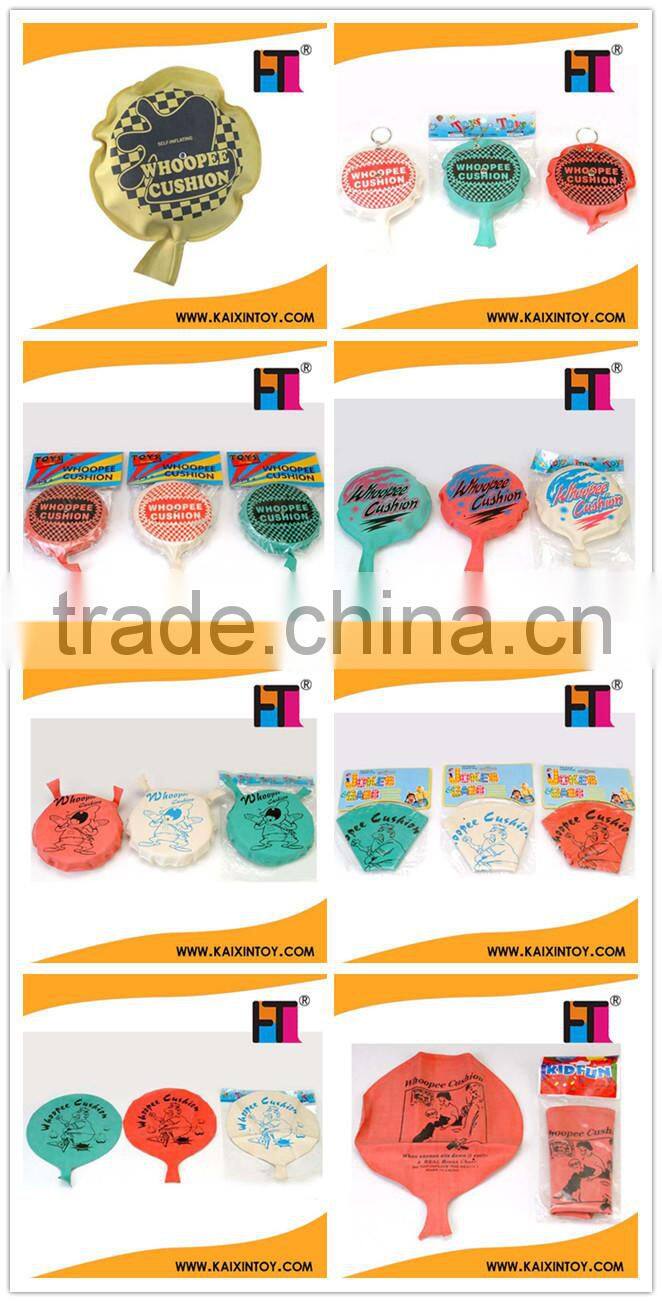 EN71 8P CD approved custom party favors whoopee cushion without sponge