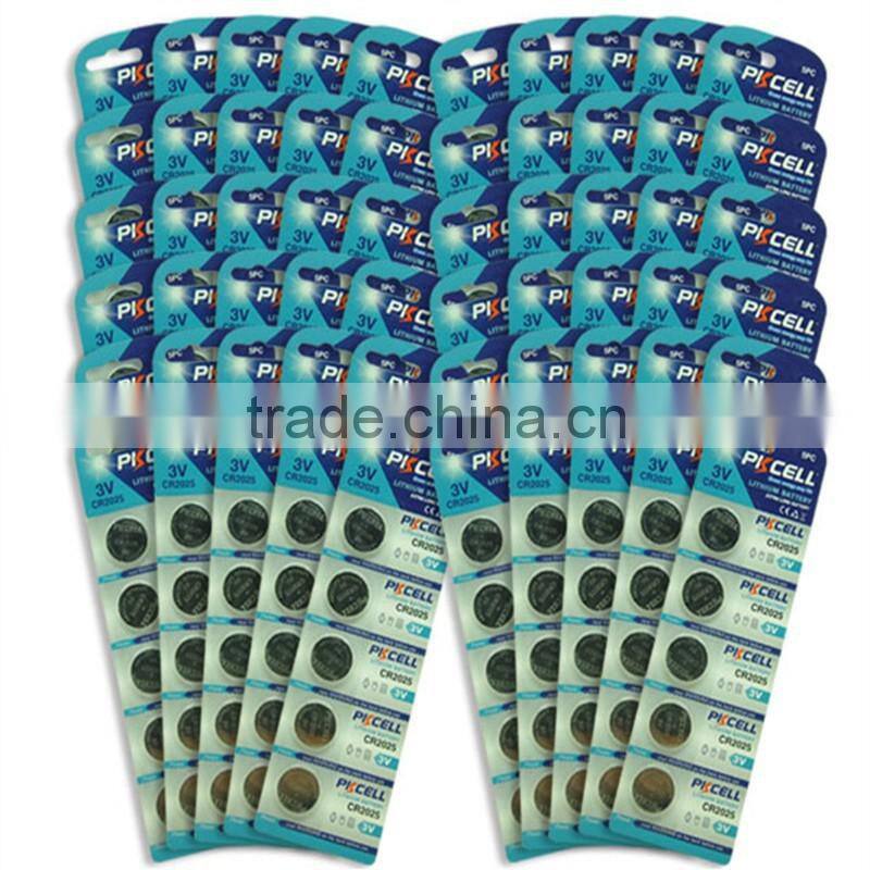 PKCELL cr2032 lithium battery 3v dry button cell battery lithium battery cr2032