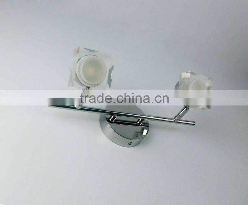 elegant acrylic wall mounted led bed lamp