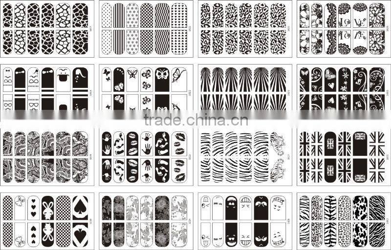 2013 3D nail wrap,3D nail sticker