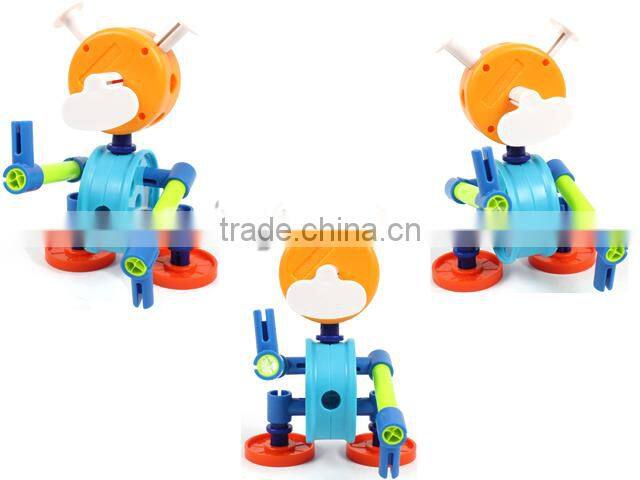 Most popular building block toys funny building robot series toys for education