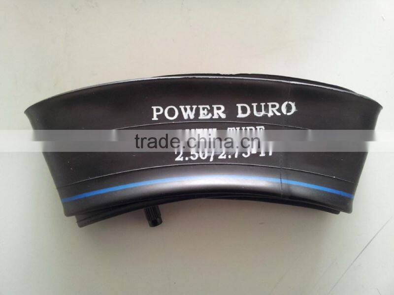 Butyl rubber motorcycle inner tube 2.50/2.75-17 2.50/2.75-18