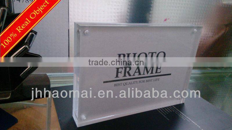 Wholesale Customizable Size And Thickness High Transparency Clear Acrylic Photo Frame Acrylic Frame Wholesale