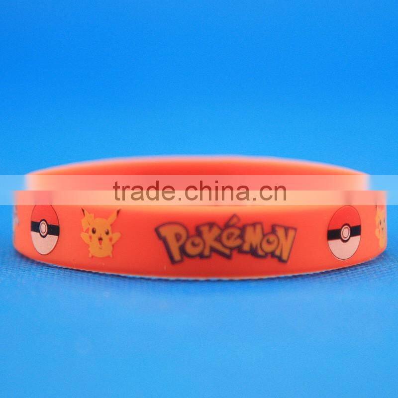 pokemon silicone wristband custom pokemon wristband