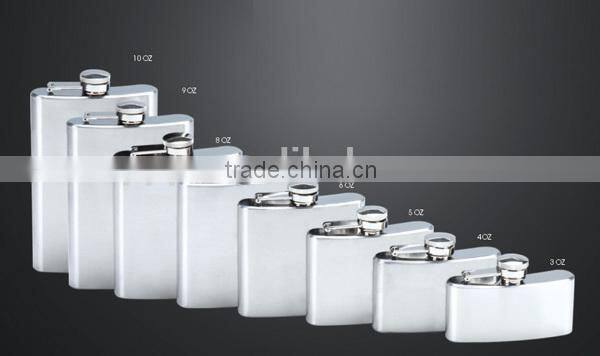 9oz mini flask leak-proof eco-friendly FDA LFGB stainless steel hip flask lead Pb free