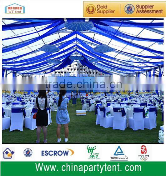Luxury tent wedding party tent with glass walls