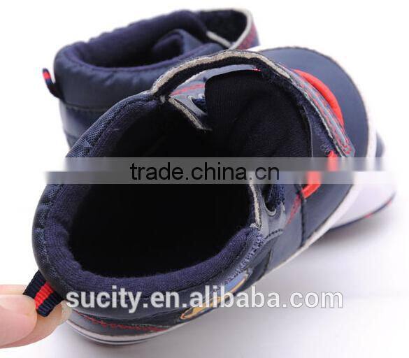 2014 elegant fabric newborn baby shoes like sport shoes design