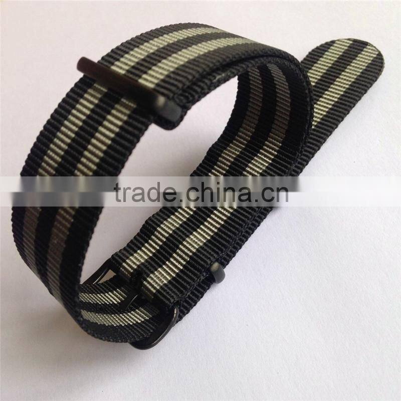 One Piece Custom Printed Nylon Nato Watch Straps 22mm