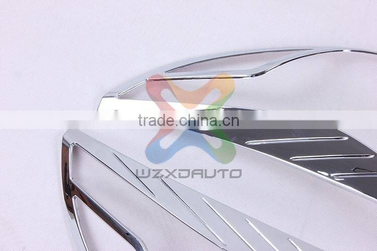 SET CHROME LH RH HEAD LAMP LIGHTS COVER HEAD LAMP COVER FOR CHEVROLET MALIBU 2013-2014