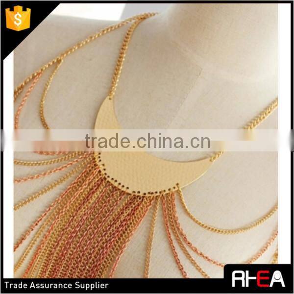 Gold Chain Design Fashion Multi Body Chain Vest Chain Necklace Jewelry