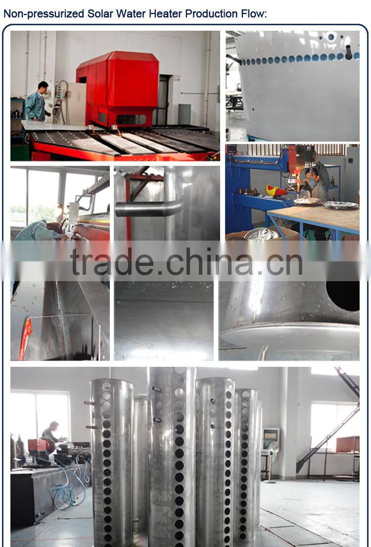 200 liters portable vacuum tube solar water heater