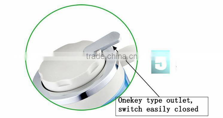 2015 New year Gift Colorful Spray Painting Anti leakage waterproof Double Wall Stainless Steel Electric Kettle