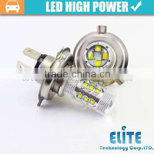Super Brightest 80w 12V H4 car LED indicator bulbs led sidelight bulbs