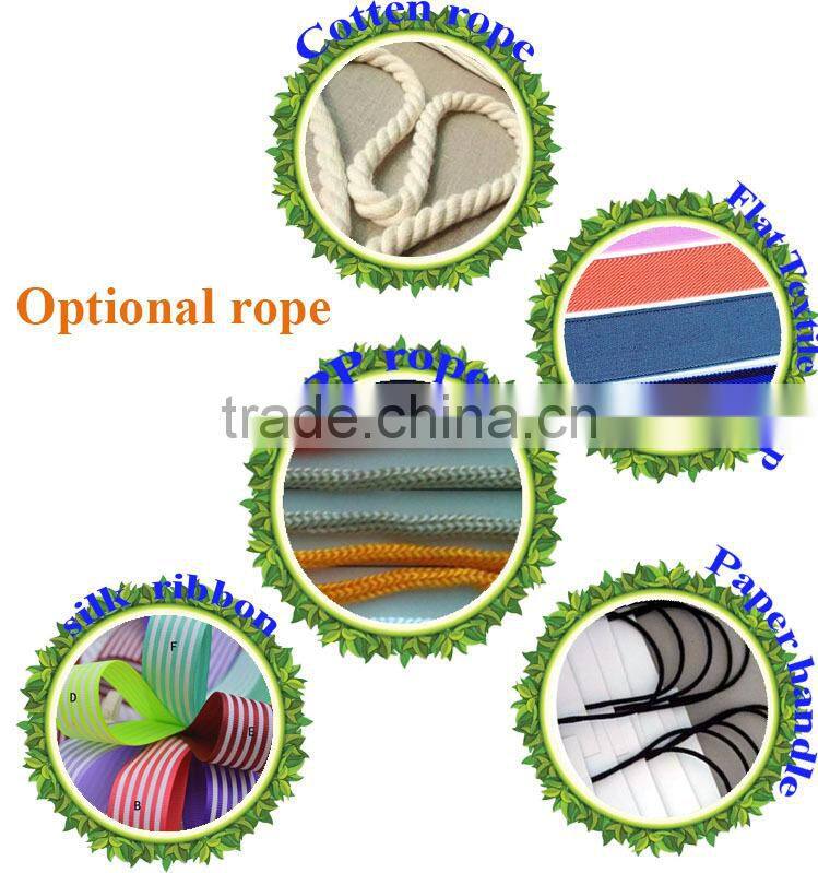 Twisted rope bag packaging paper bag paper shopping bag gift bag