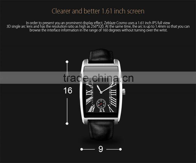 2016 newest Zeblaze cosmo smart watch MTK 2502C (Nucleus system)