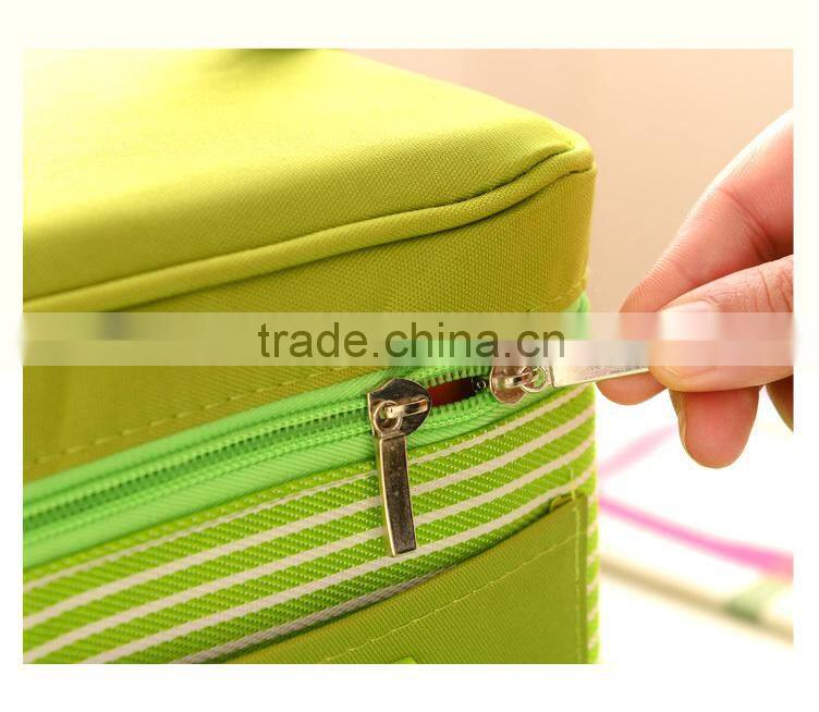 2015 new design 6 can picnic insulated cooler lunch bag