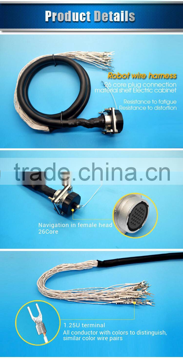 pvc 26C high flexible drag chain cable, screened,robotic cable,control cable