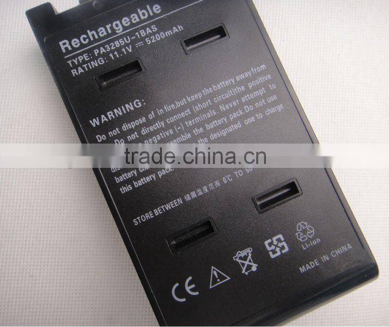 HOT replacement notebook battery FIT for toshiba pa-3285/Dynabook Qosmio G20/590LS / Dynabook Satellite J60,K15 PABAS073,PA3284