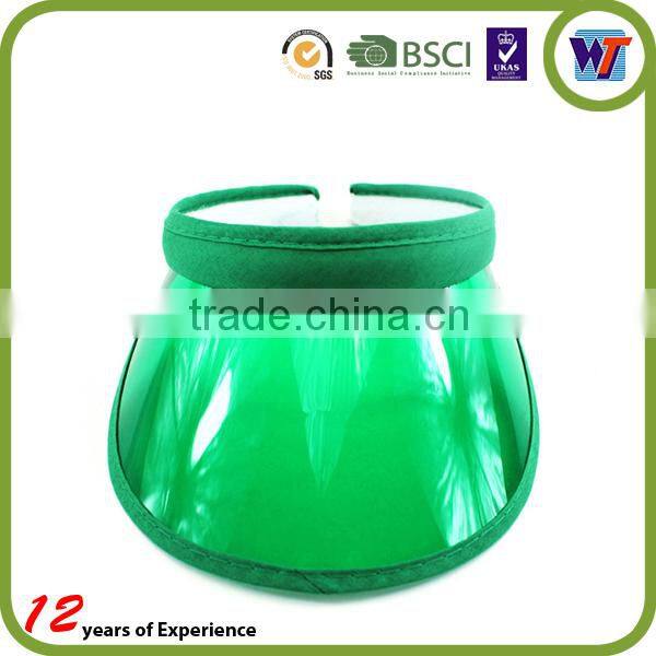 Different color choice custom plastic sun visor cap wholesale