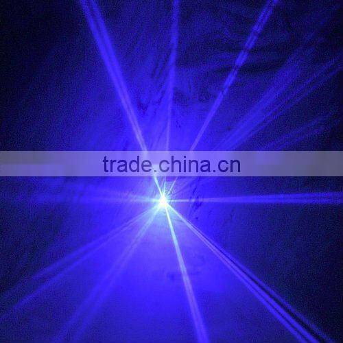 Blue laser light projector animation laser show