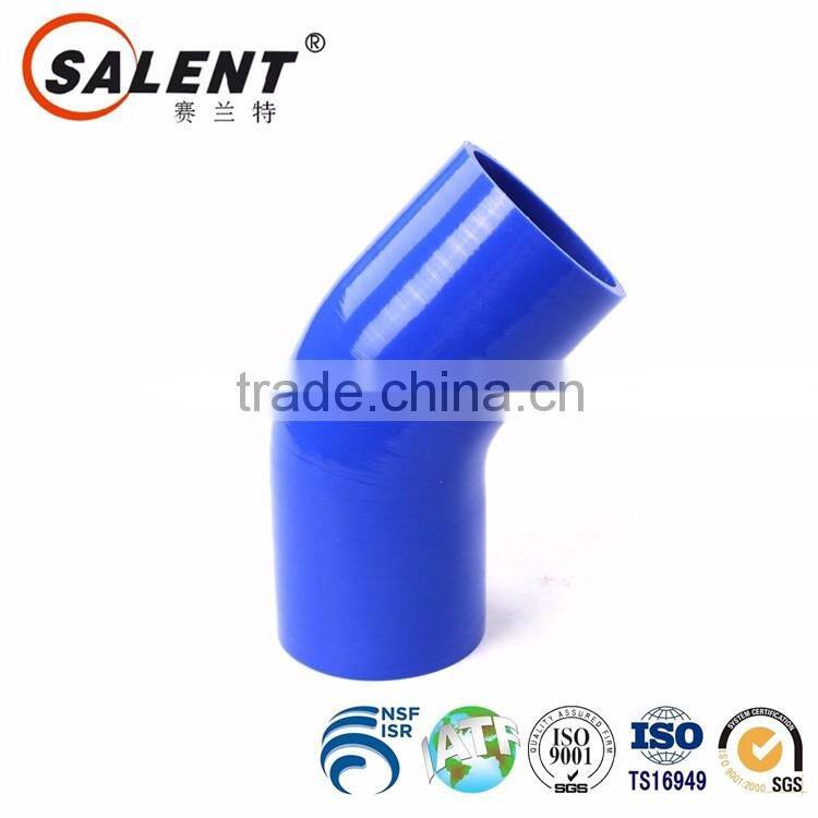 standard 13mm reinforced automotive Blue 45 degree silicone elbow hose rubber hose