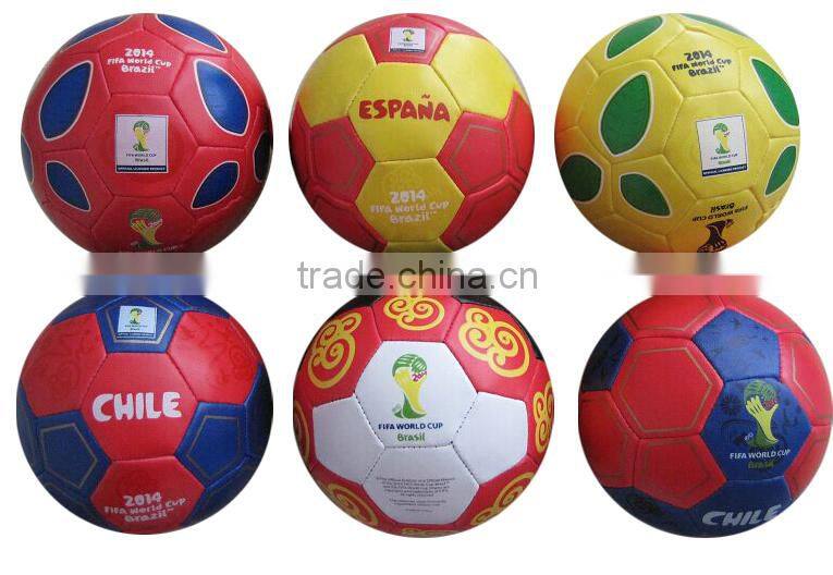 World cup soccer ball mini football team logo design