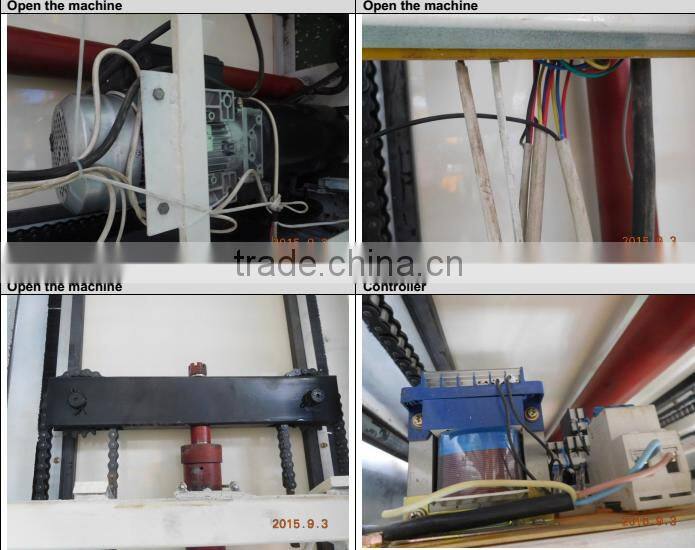 Fixed guide rail cargo hydraulic chain freight elevator