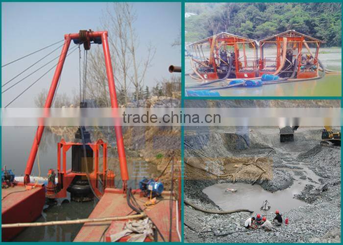 Large dredging depth high density dredging mud pump