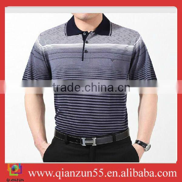 mens t-shirt with contrast collar and pattern classic brand men t-shirts men slim fit t-shirt