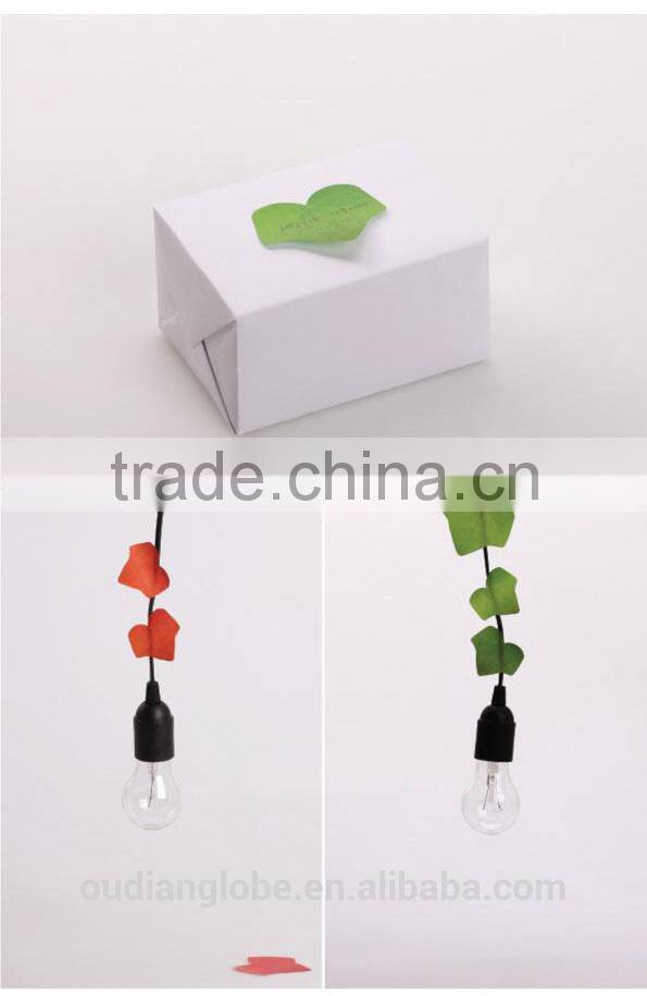 OEM Custom Creative Design Leaf Shape Home Decoration Sticky Note 2015 New Product Wall Sticker kitchen accessories