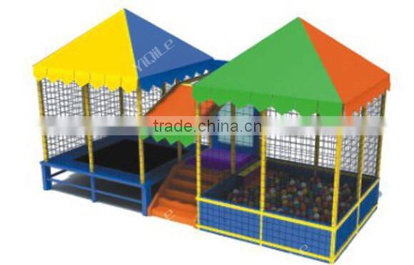 Super jump trampoline rectangular trampoline park