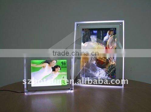 fashionable LED acrylic crystal photo frame