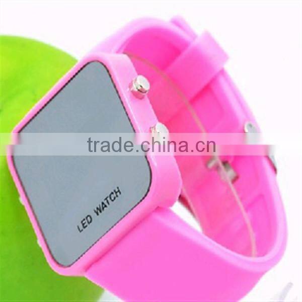 2015 wholesale colorful silicone led watches with factory price