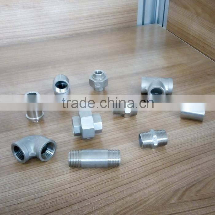 China stainless bspt threaded barrel nipples