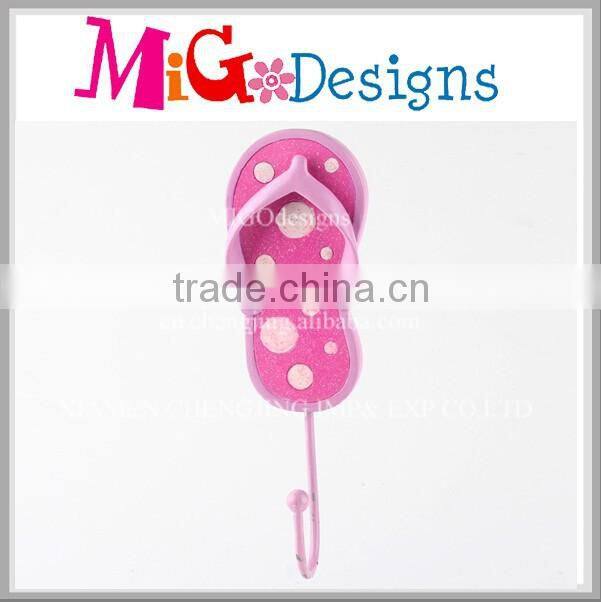 Cheap Supplier Pink Butterfly Decorative Clothes hanger Hook