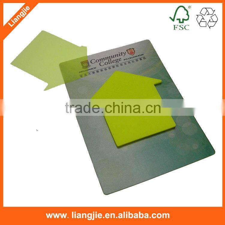 arrow plastic sticky note,transparent writing sticky pad