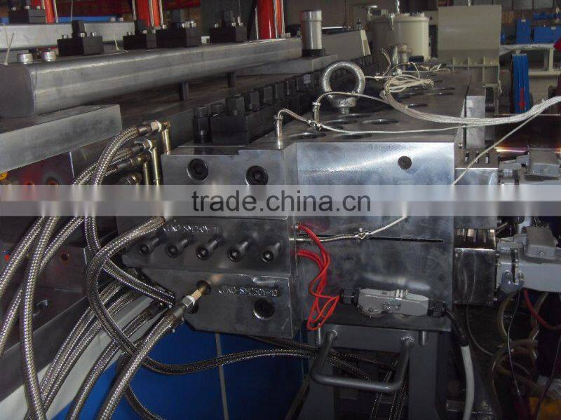 plastic twin screw extruder for pvc foam board