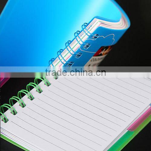 PP Hollow Cover Notebook/ Wholesale A6 A5 A4 Spiral Notebook Office School Suppliers