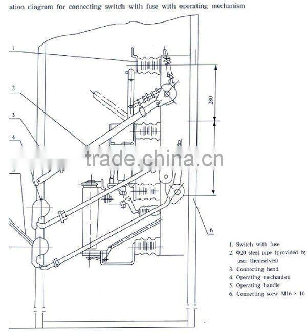 Indoor H.V. Load Break Switch ZFN16-12 Series