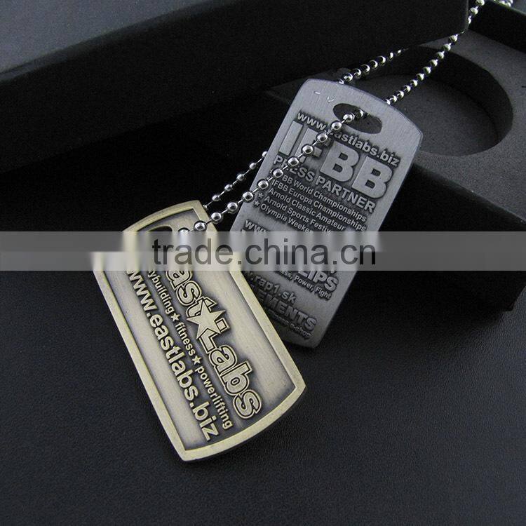 Made In China Wholsale Cheap Custom Metal Dog Tag For People