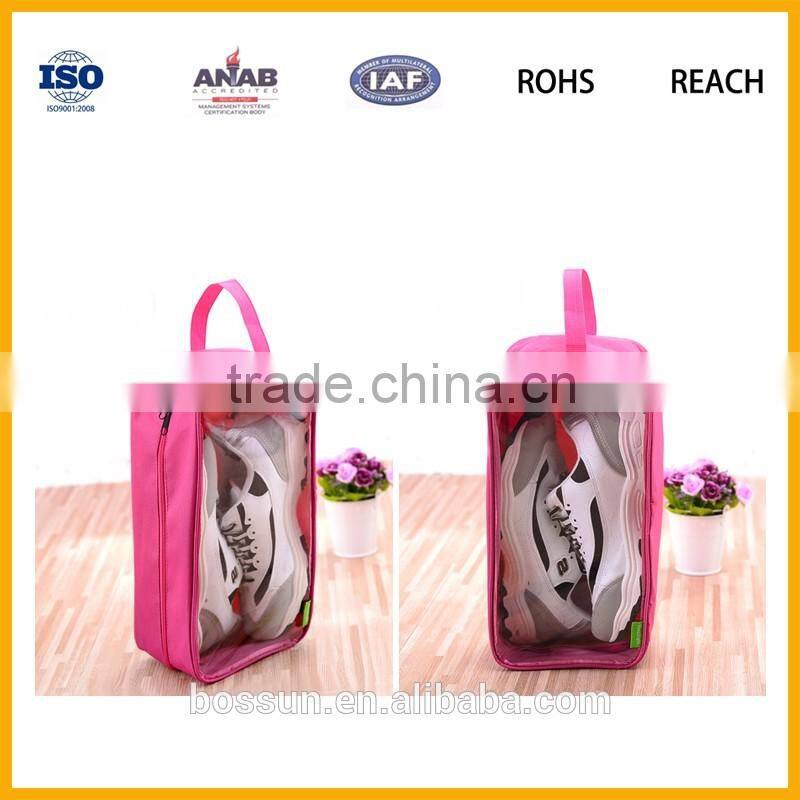 Customized New Designed Polyester Carry Travel Shoe Bags ISO 9001:2008