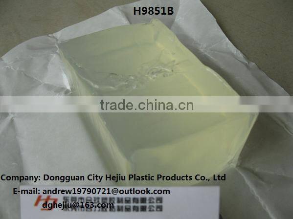 factory Synthetic resin and SIS resin adhesive jelly glue/glue block for metal/steel/plastic/logo/cooper nameplate