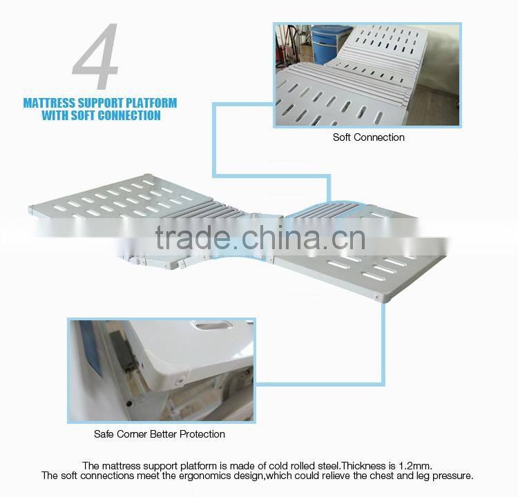 abs head high quality orthopedic traction hospital beds with movavle dinner table for sales prices