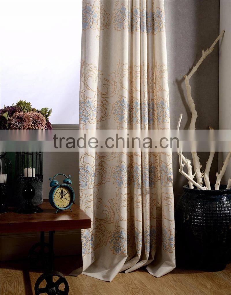 100% polyester fabric curtain material and home textiles