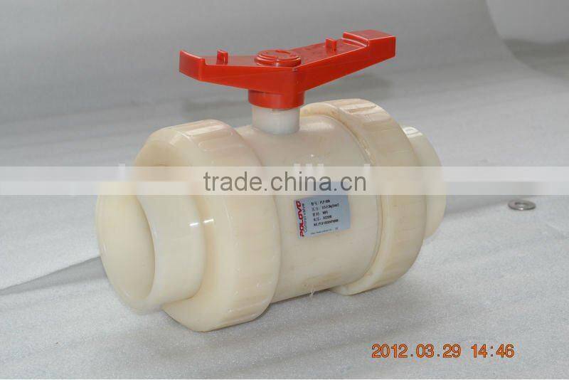 Plastic ball valve agricultural irrigation valve