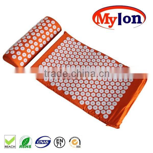 high quailty acupressure mat and pillow set combo relieve back pain