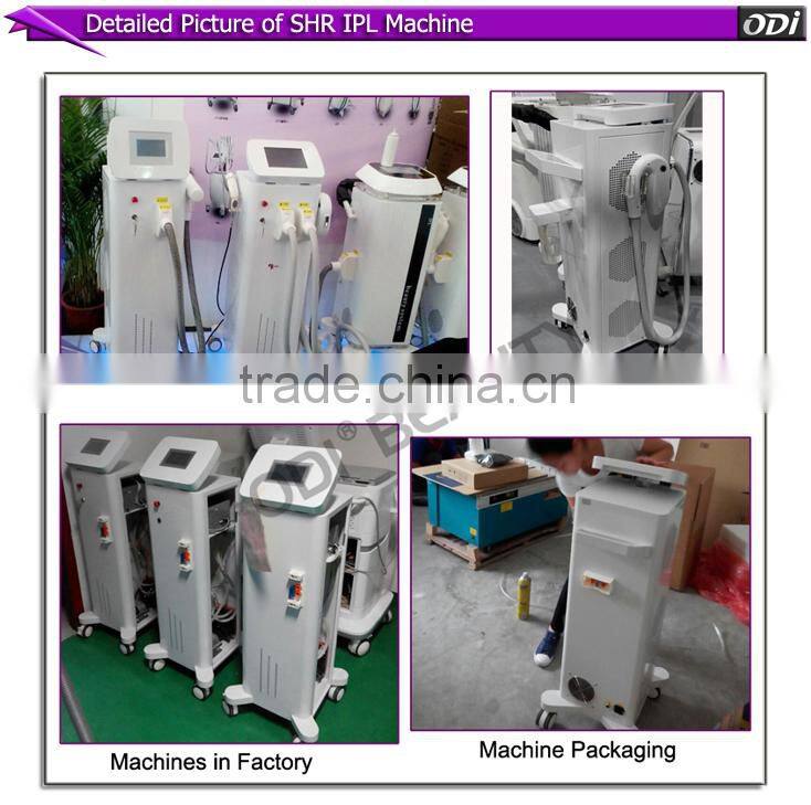 Fast and painless epilation/ facial treatment ipl type super shr