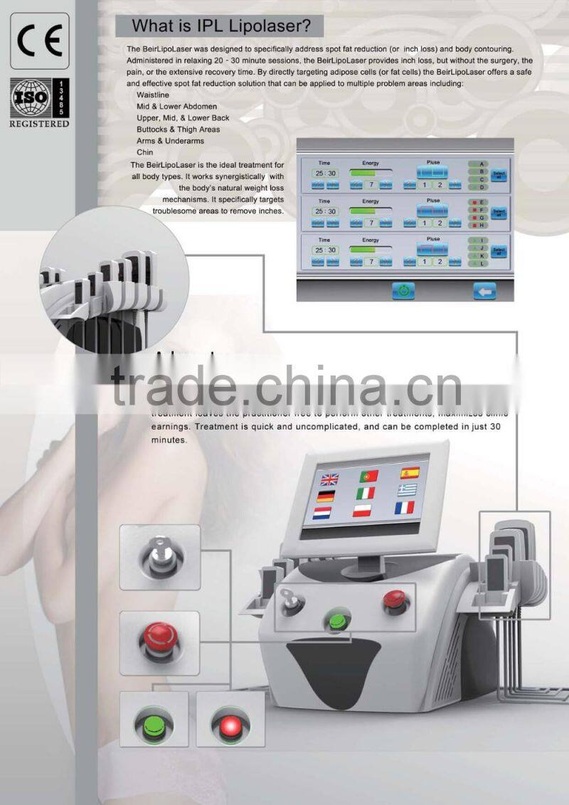 Portable 650nm lipo laser/i-lipo machine for sale