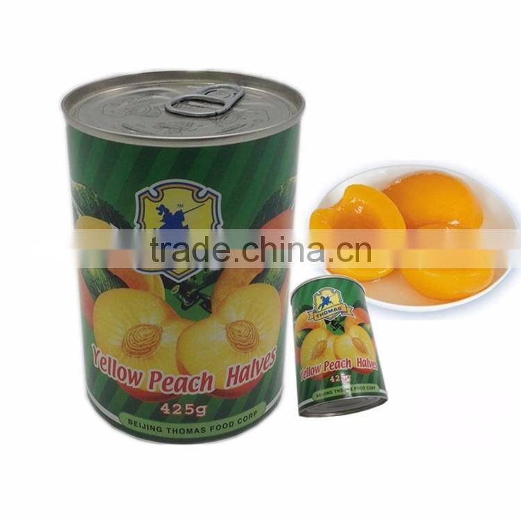 Canned Yellow Peach in Light Syrup 425/820/3000g