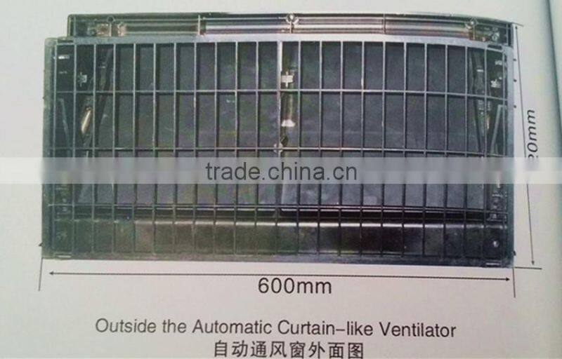 2015 poultry farming equipment air inlet for chicken broiler and duck price